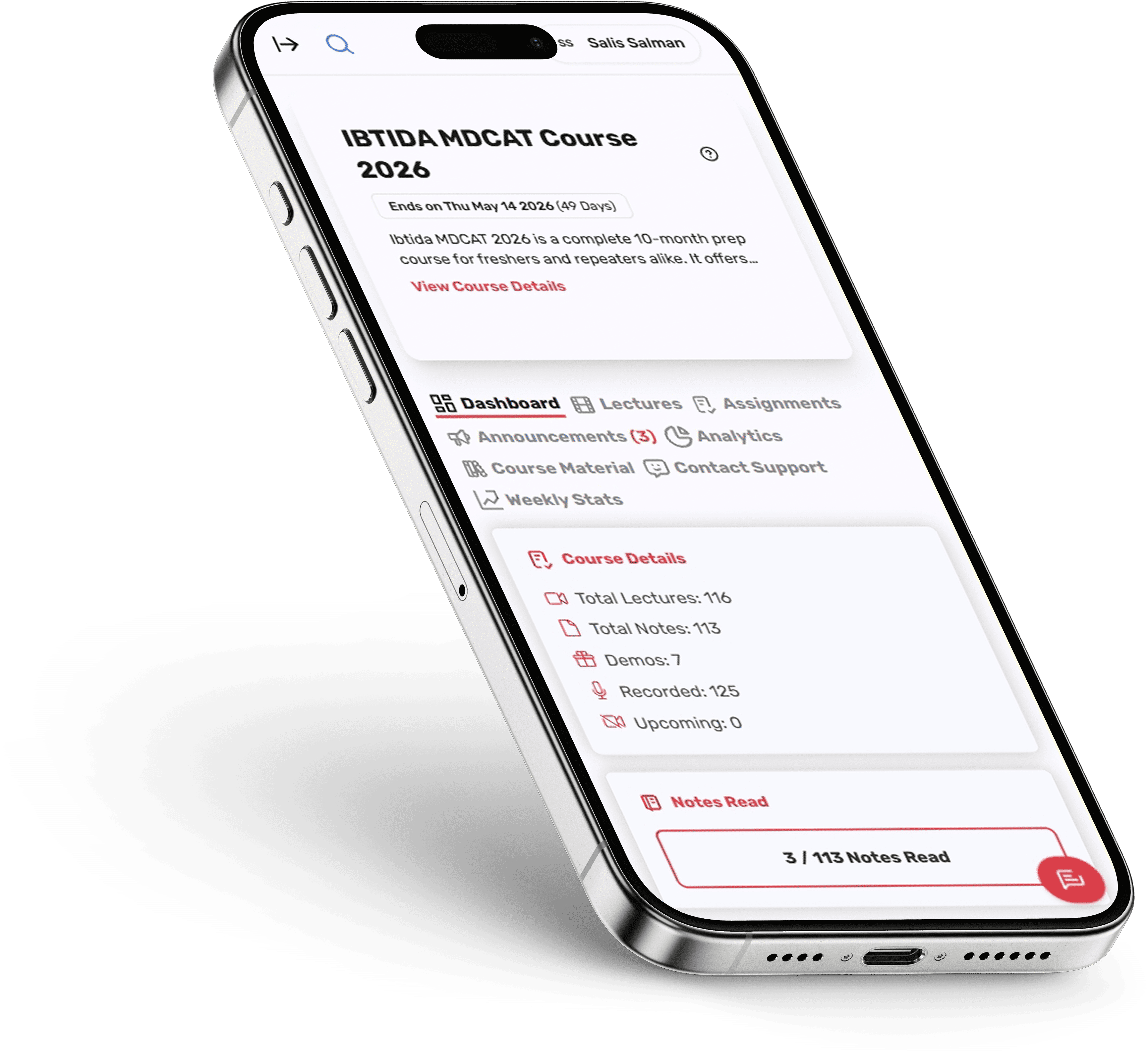 MDCAT Final Hour Landing